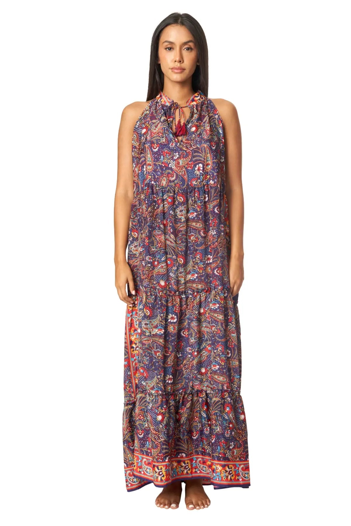 Boho Positano Maxi Dresses - La Moda Clothing