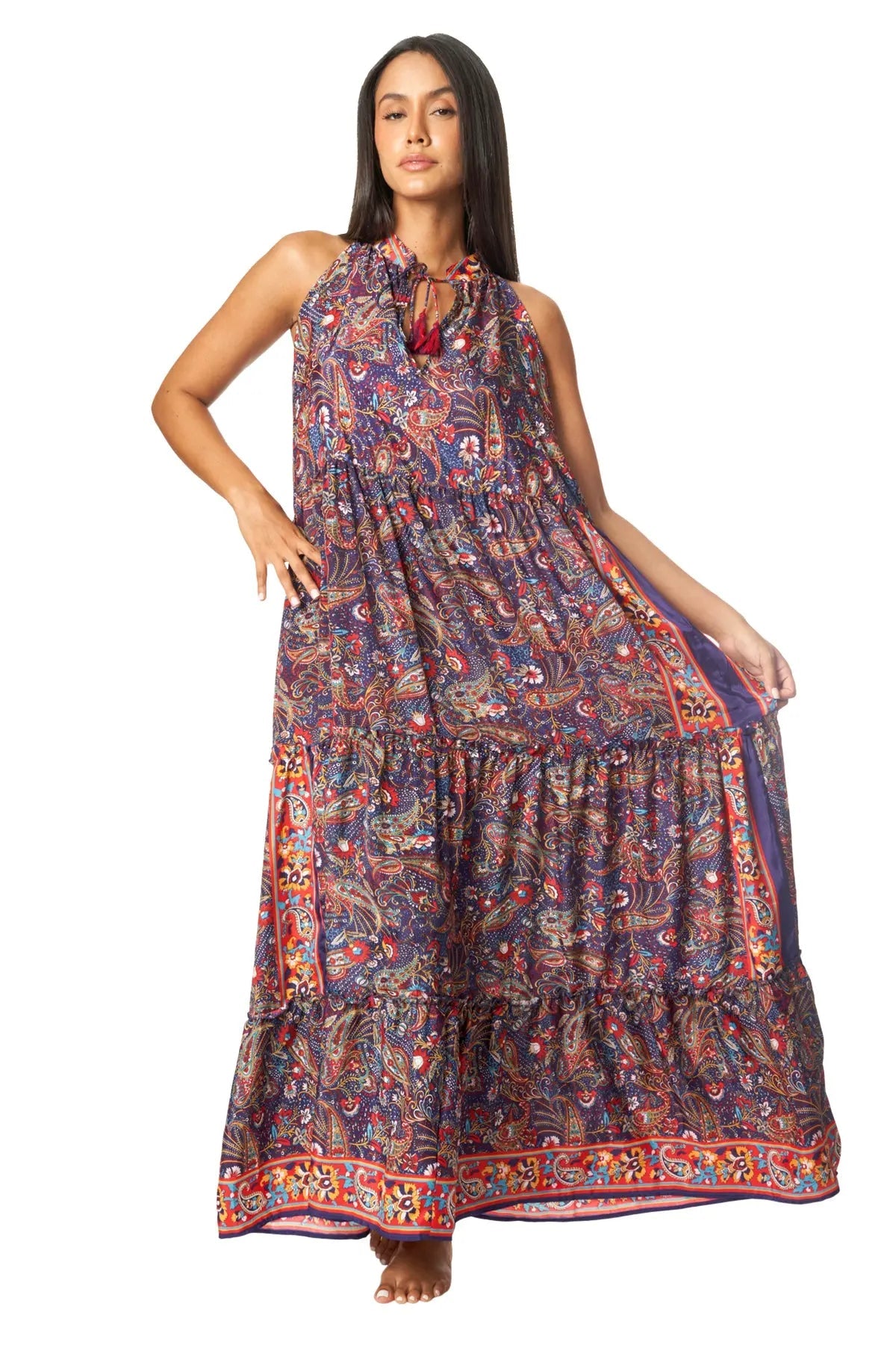 Boho Positano Maxi Dresses - La Moda Clothing