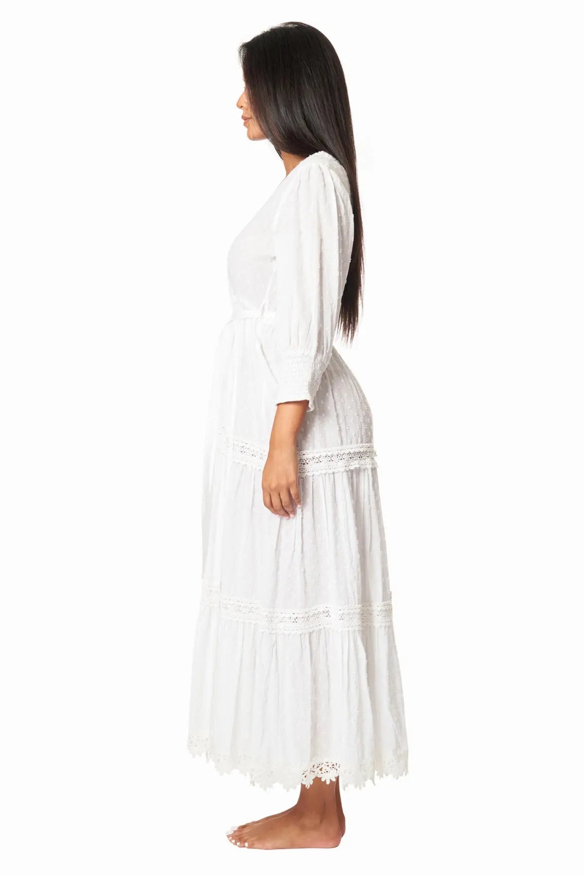 Karl Wrap Women's Maxi Dresses - La Moda Clothing