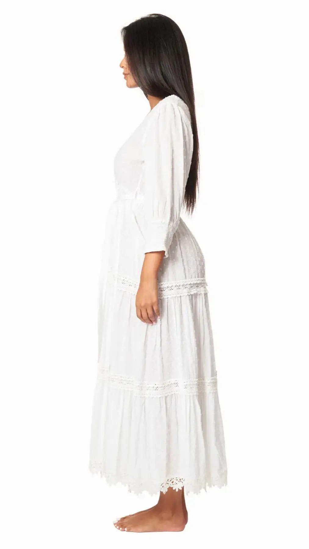 Karl Wrap Women's Maxi Dresses - La Moda Clothing