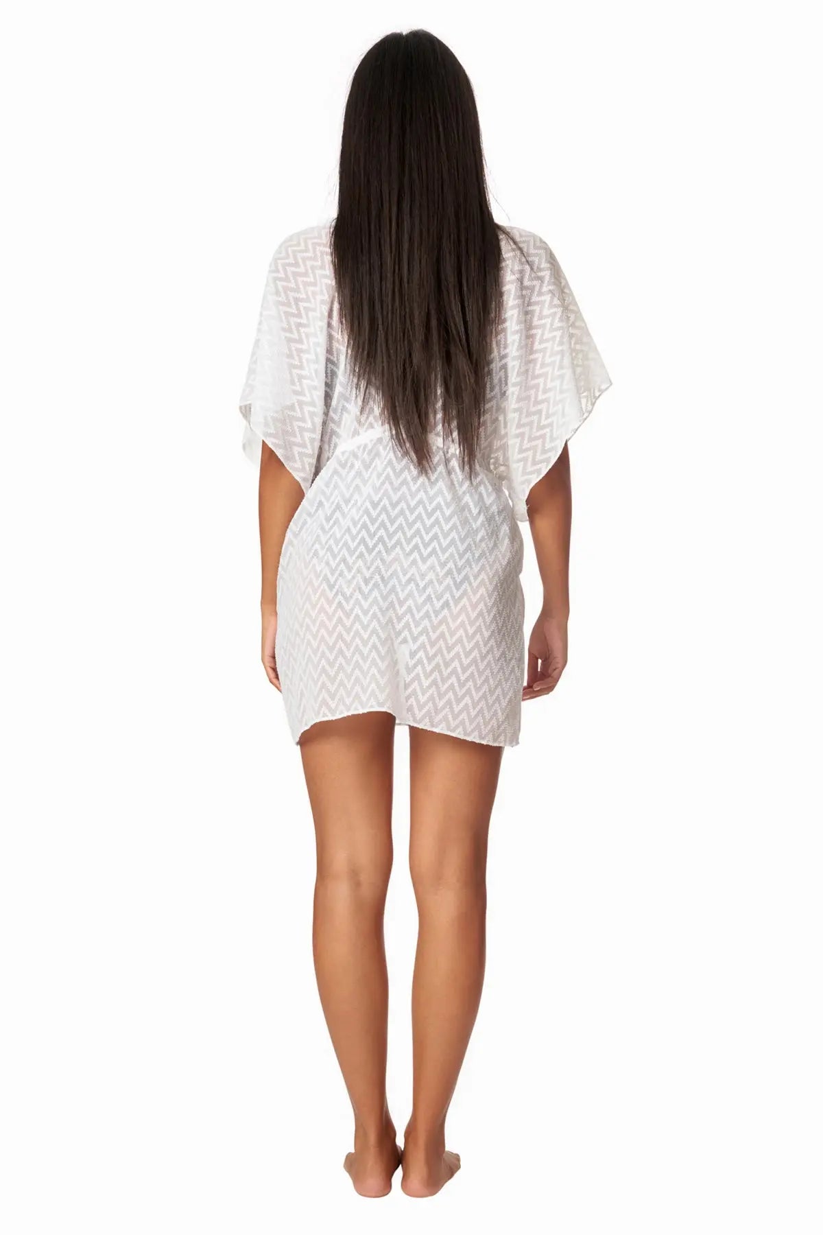 Ruby Short Robe Dress Cover up - La Moda Clothing