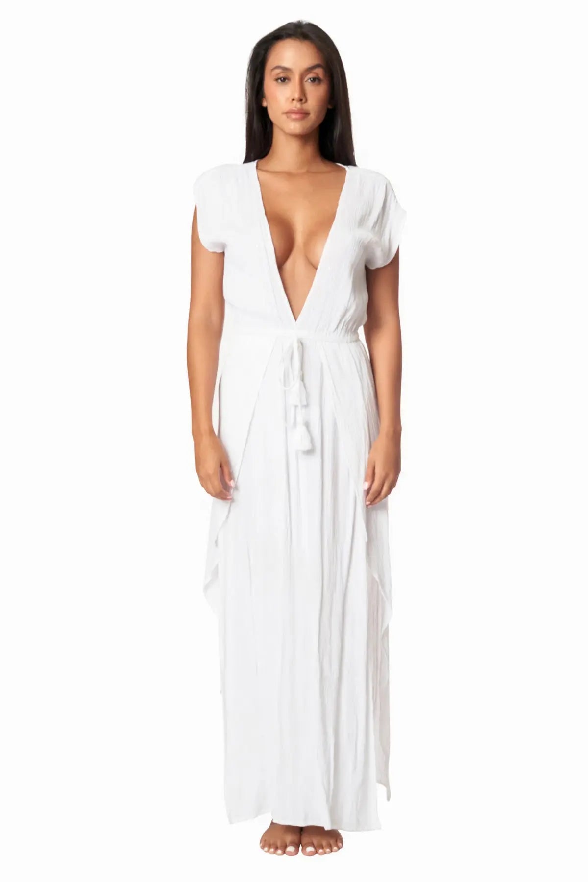 Lille 2 Slit Maxi Dress - La Moda Clothing