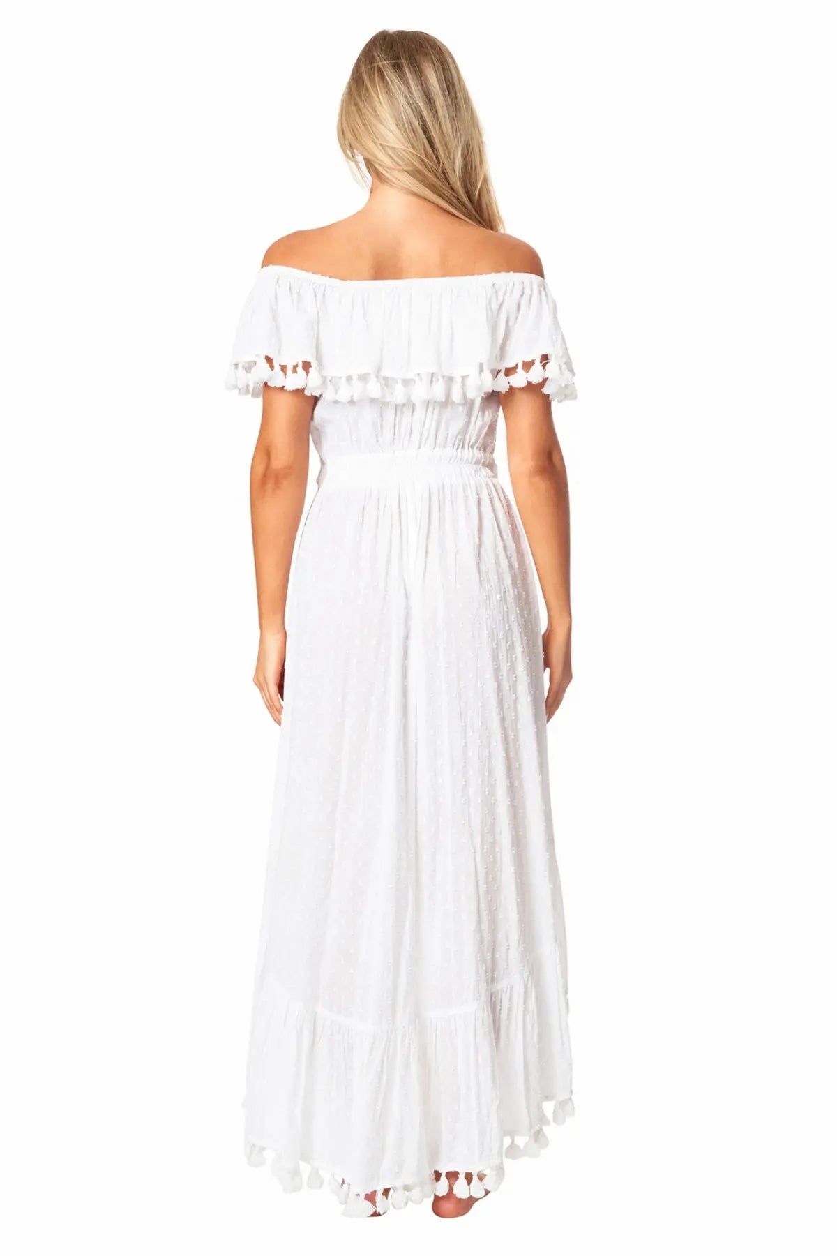 La Moda High Low Hem Rayon Dress - La Moda Clothing