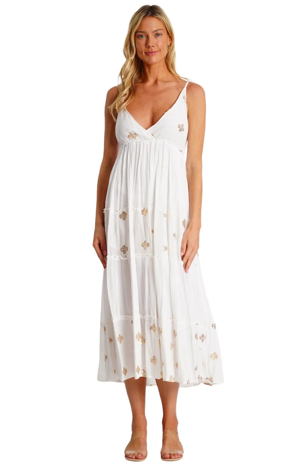 White Sundress La Moda Clothing