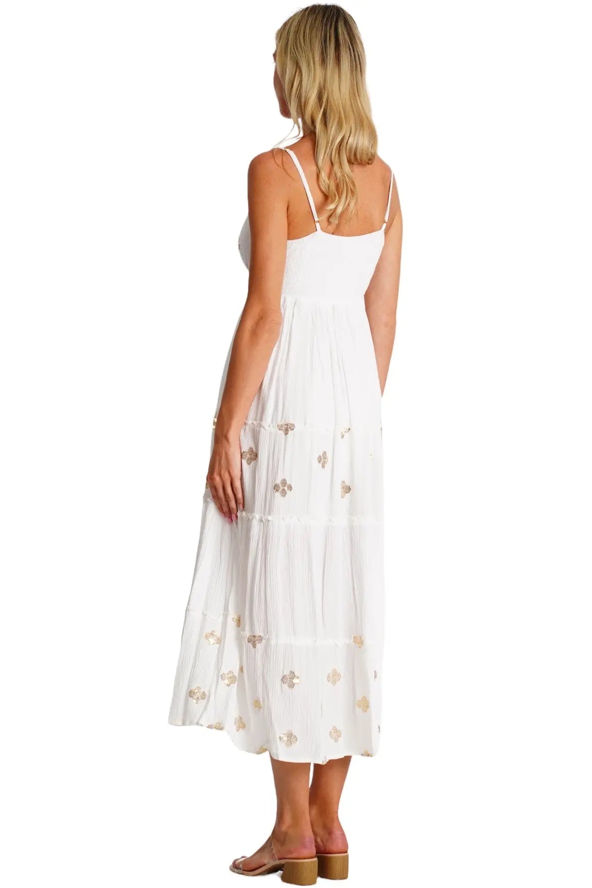 White Sundress La Moda Clothing