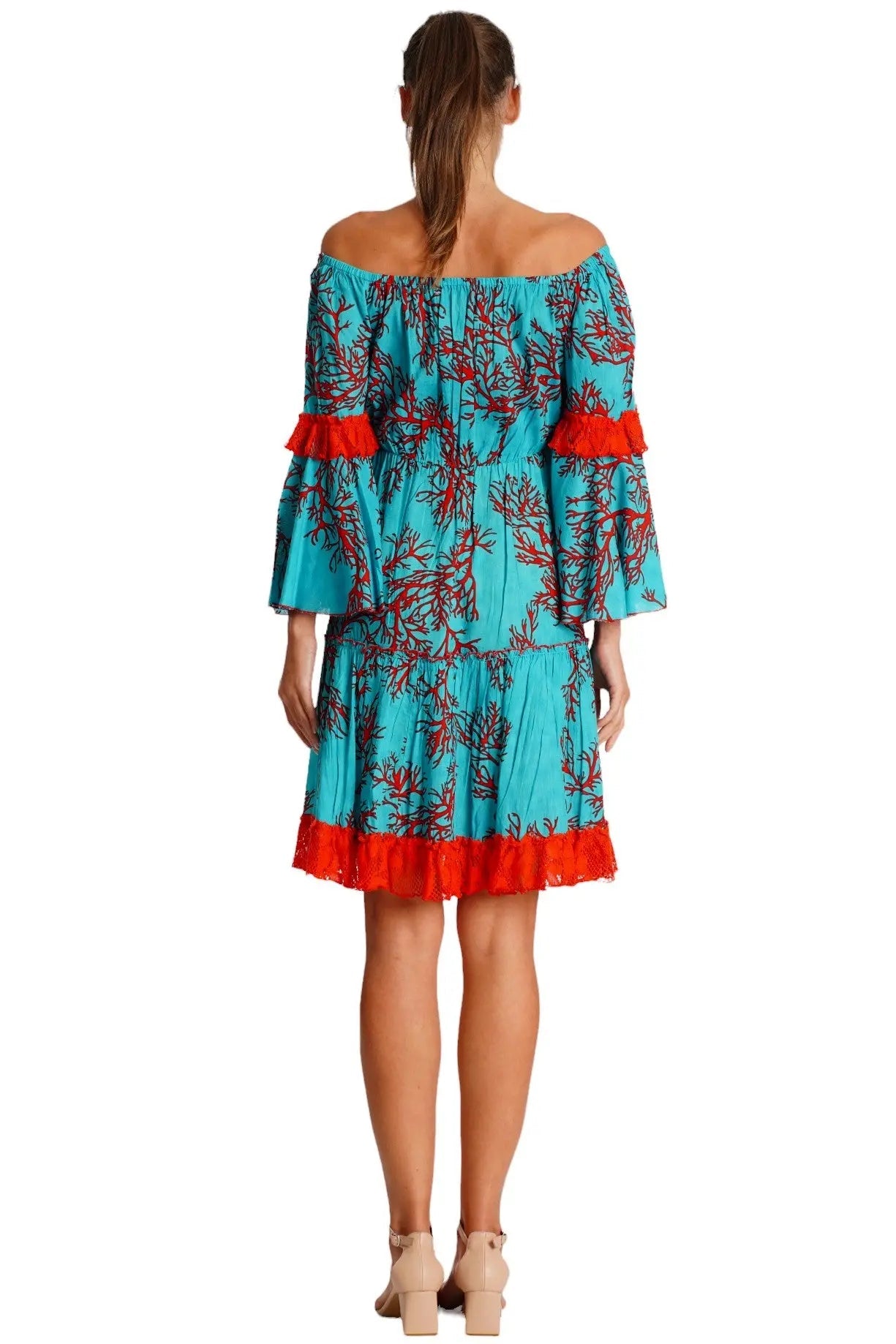 Off Shoulder Summer Mini Dress La Moda Clothing