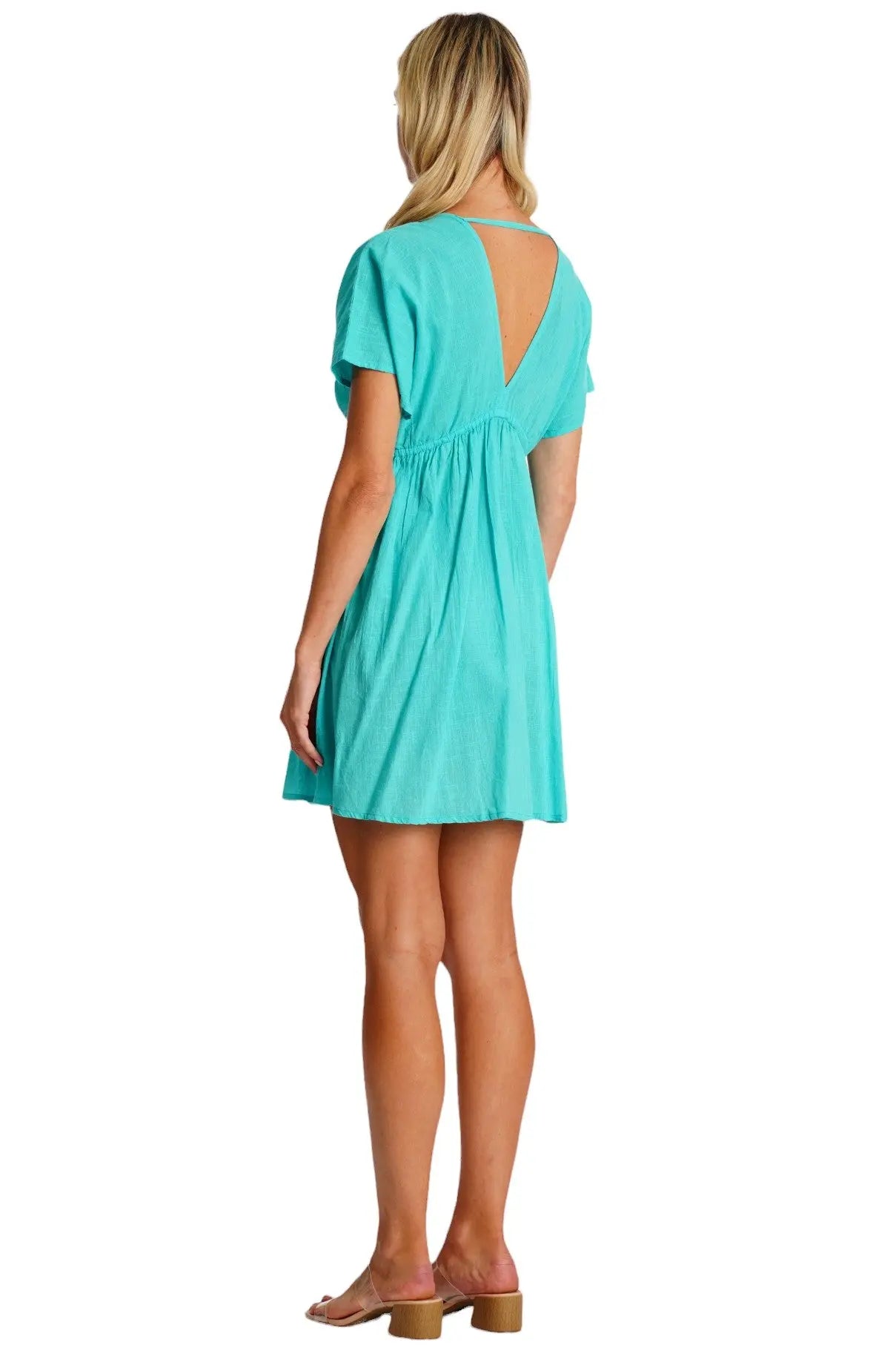 White Mini Dress La Moda Clothing