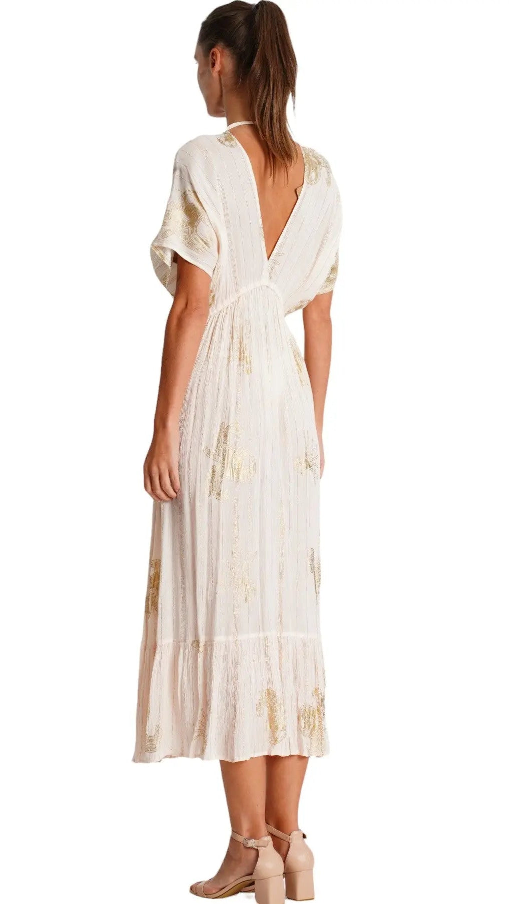Long White Maxi Dress La Moda Clothing