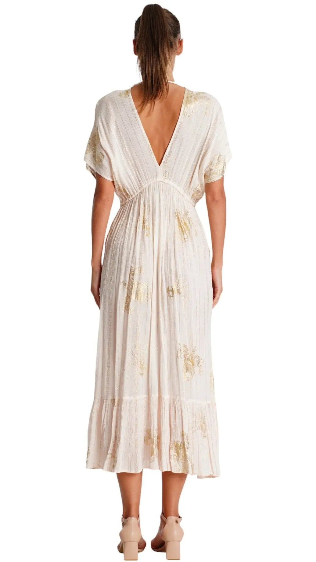 Long White Maxi Dress La Moda Clothing
