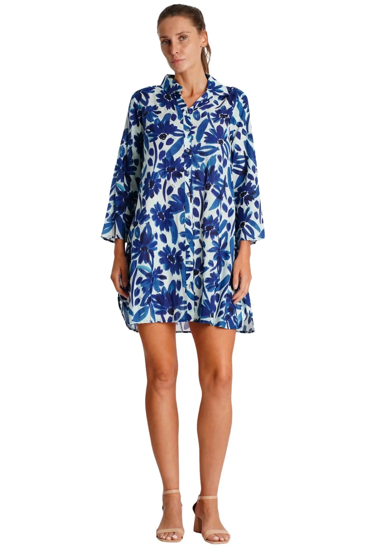 Shirt Dress Swim Cover Up La Moda Clothing