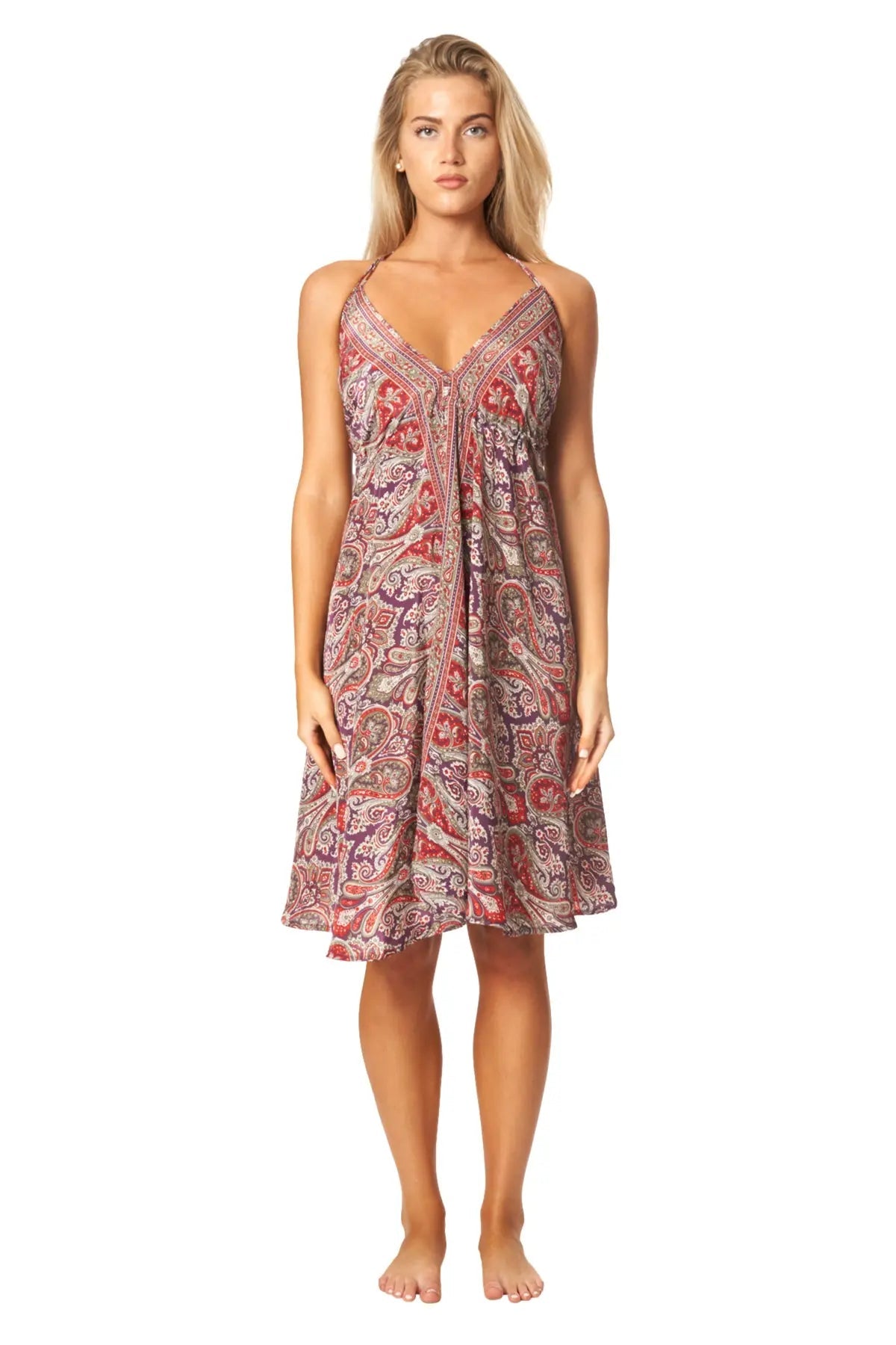 Cute Positano Mini Boho Dresses - La Moda Clothing