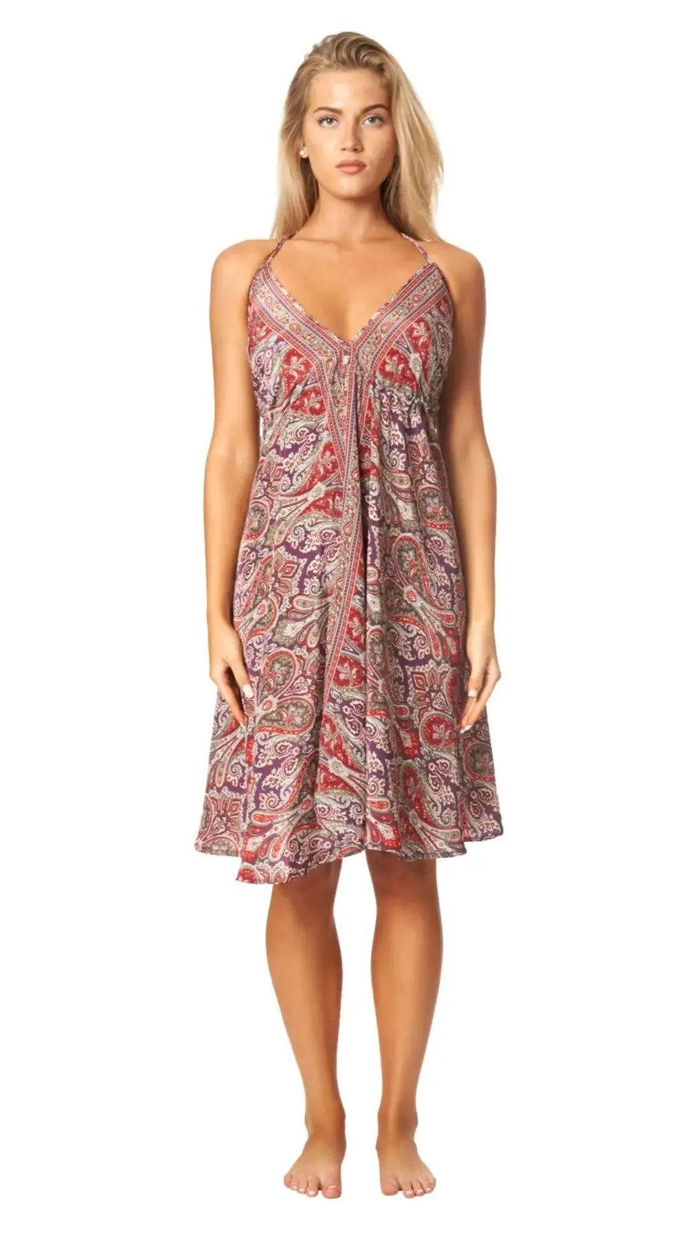 Cute Positano Mini Boho Dresses - La Moda Clothing