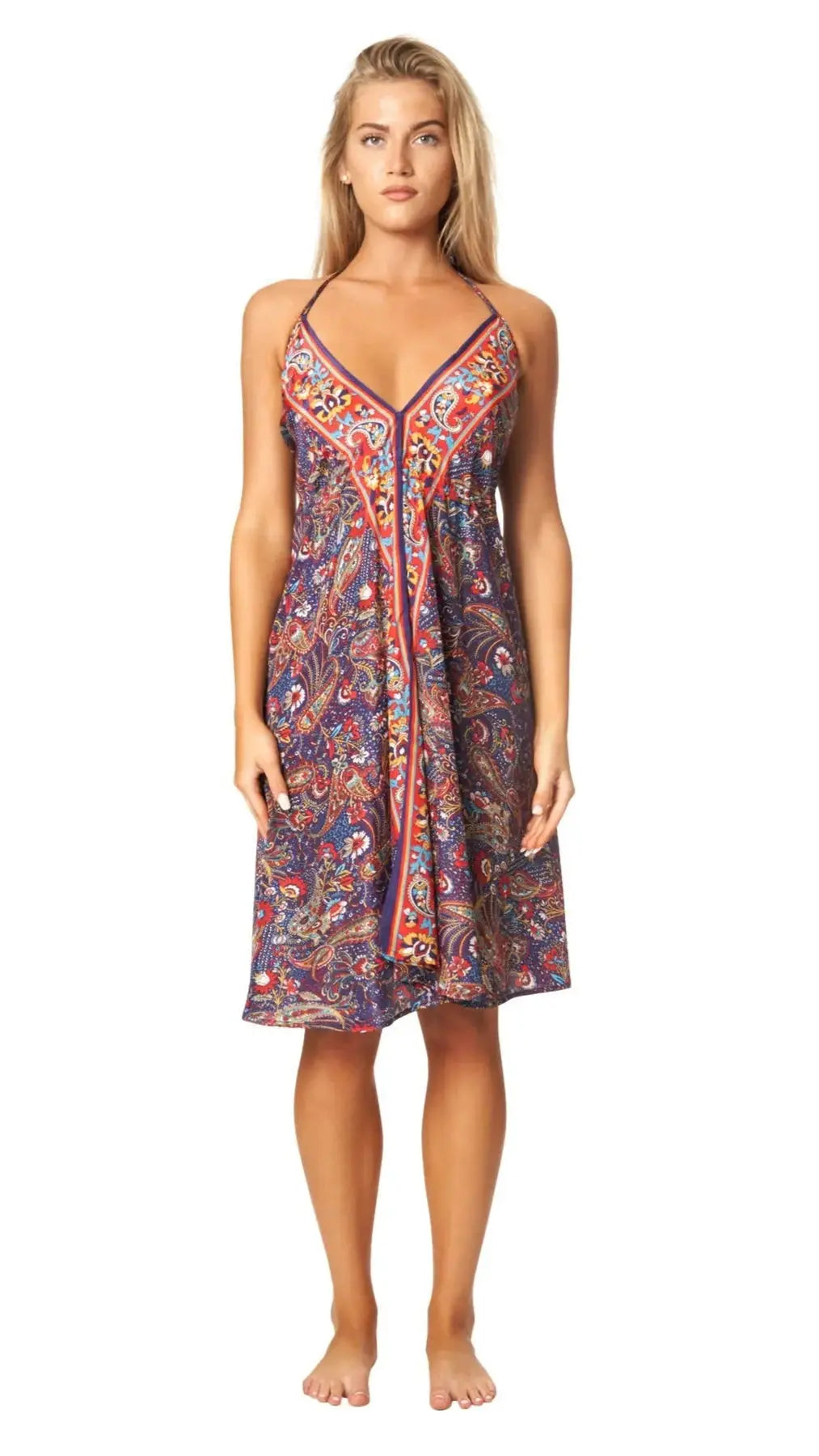 Cute Positano Mini Boho Dresses - La Moda Clothing