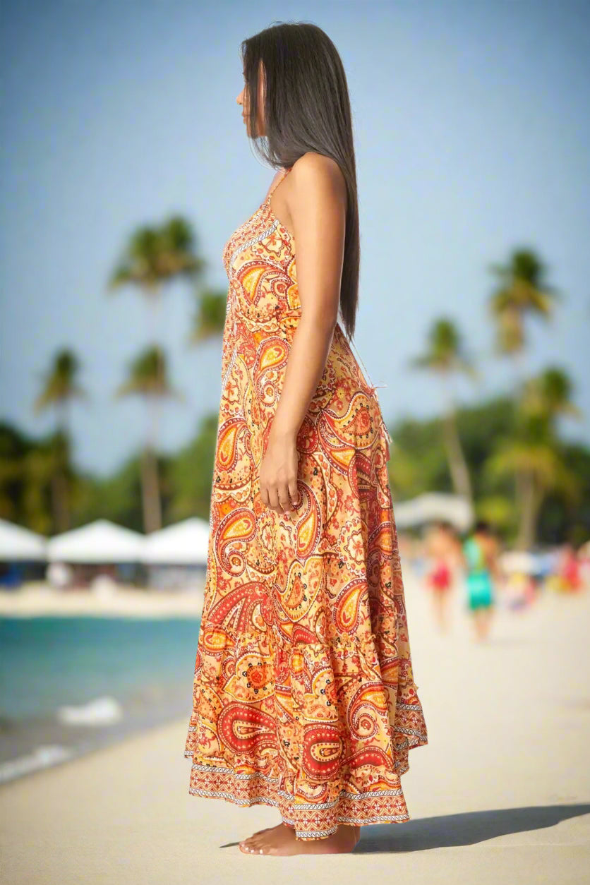 Cute Positano Maxi Dresses - La Moda Clothing