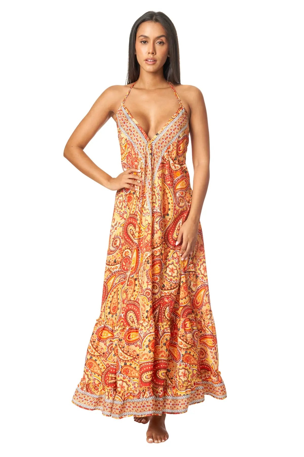 Cute Positano Maxi Dresses - La Moda Clothing