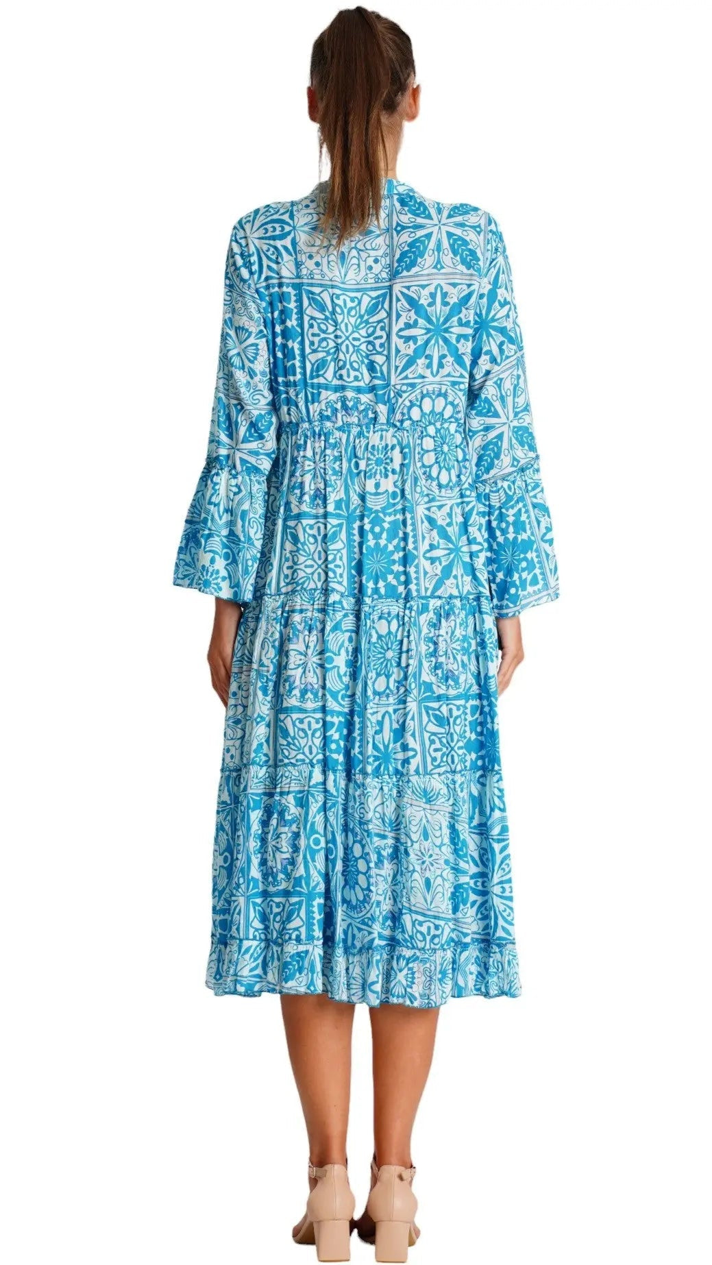 Danae Midi Shirt Dress La Moda Clothing