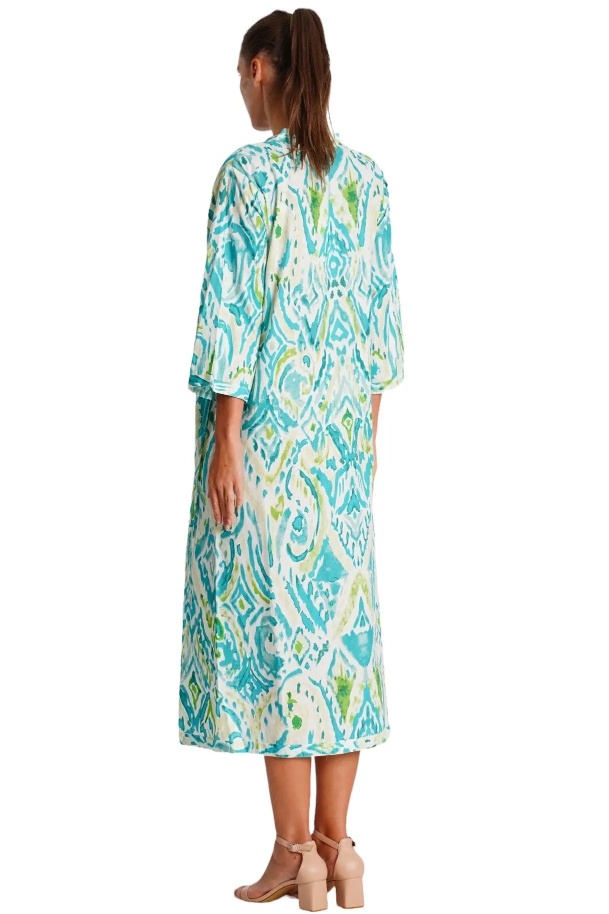 Cotton Caftan Dress La Moda Clothing