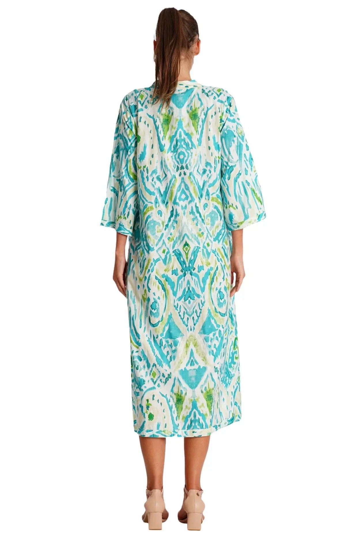 Cotton Caftan Dress La Moda Clothing