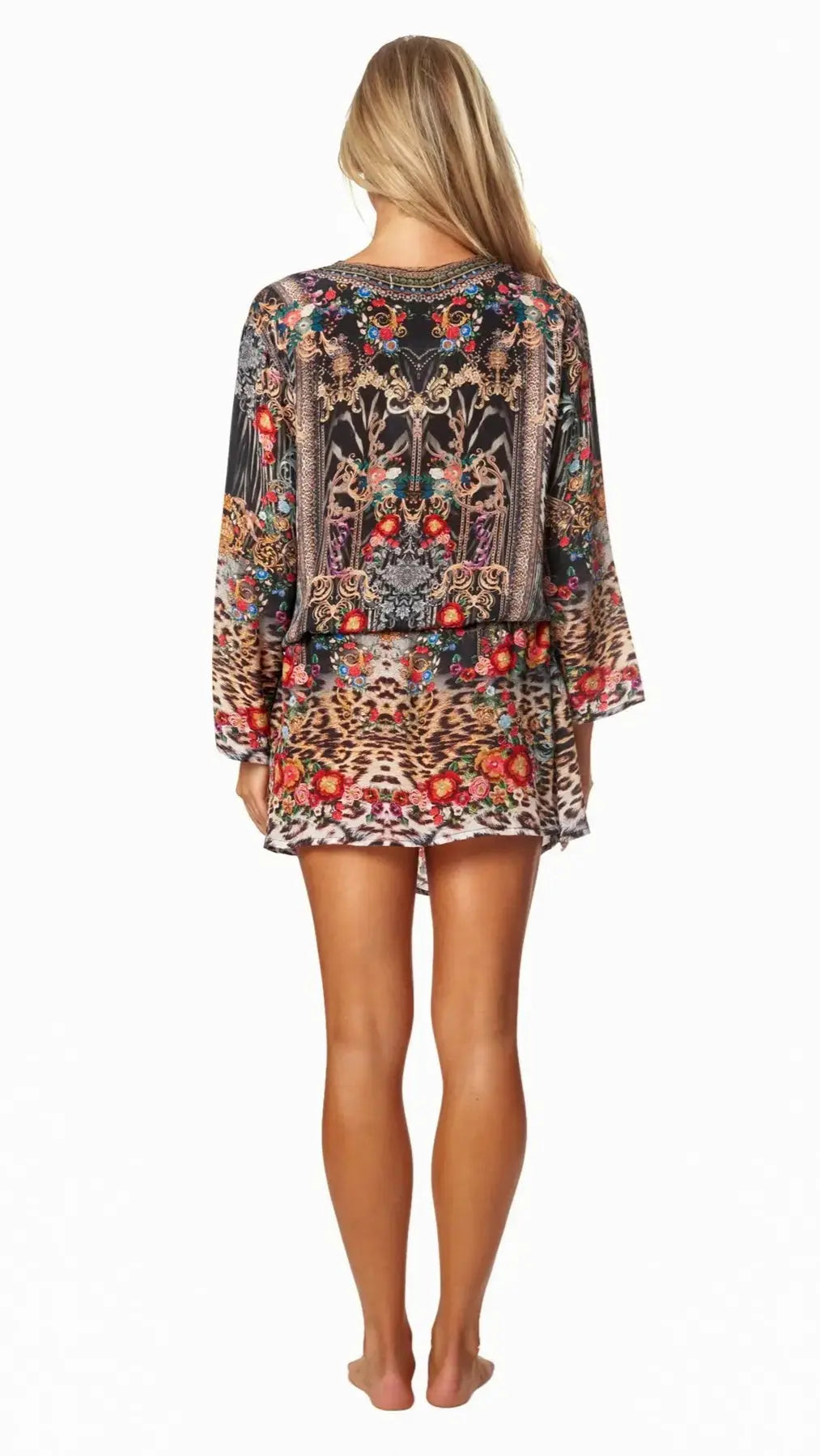 Eclectic Jungle Ethnic Style Summer Dress - La Moda Clothing