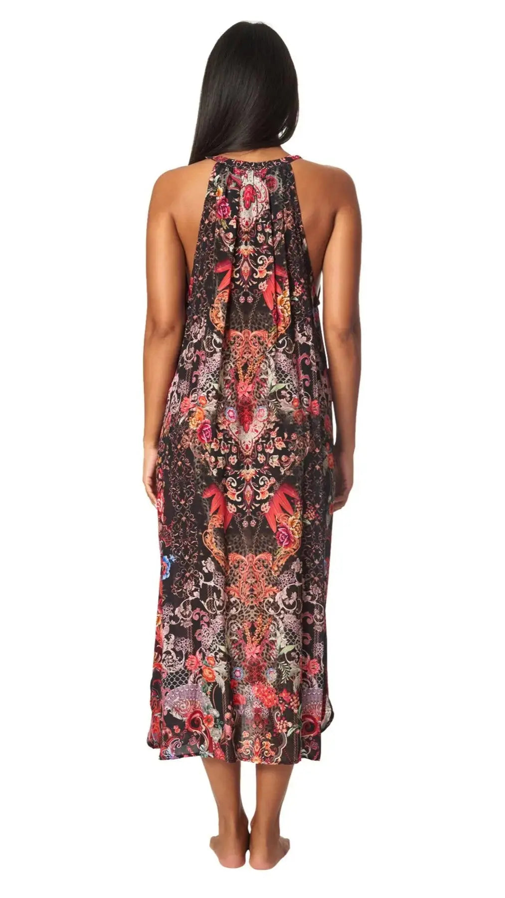 Forest Festival Resort Vacation Dress - La Moda Clothing