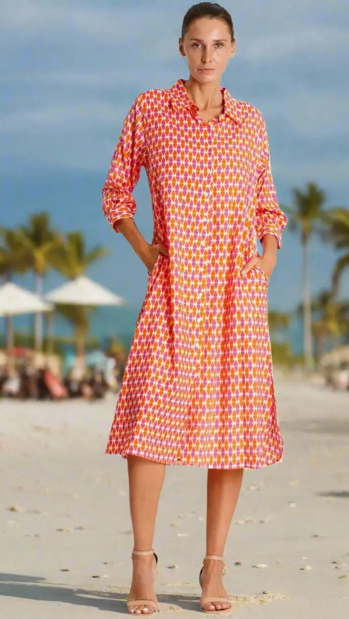 Beach Shirt Dresses  La Moda Clothing