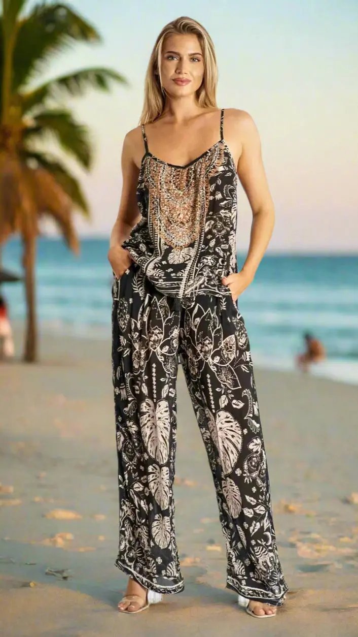La Moda Resort Lifestyle Pant Set - La Moda Clothing