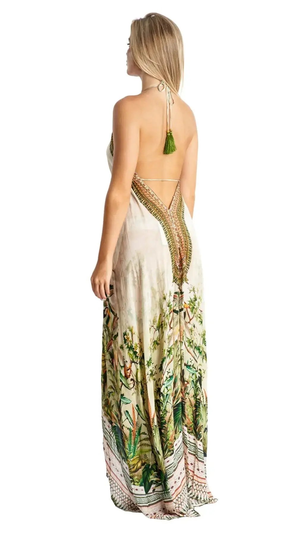 Convertible 3 Way Resort Maxi Dress Wholesale - La Moda Clothing