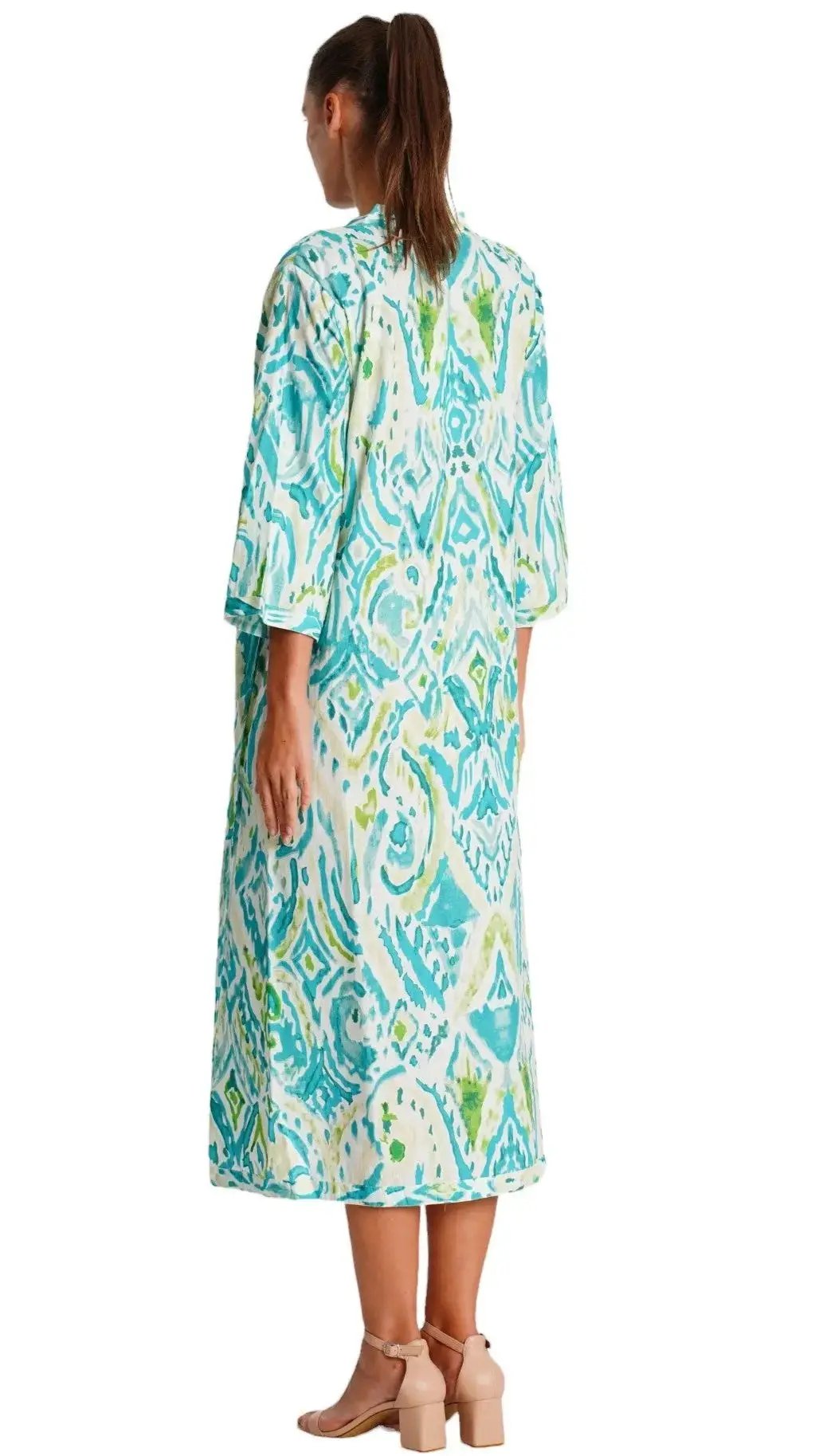 Cotton Caftan Dress La Moda Clothing