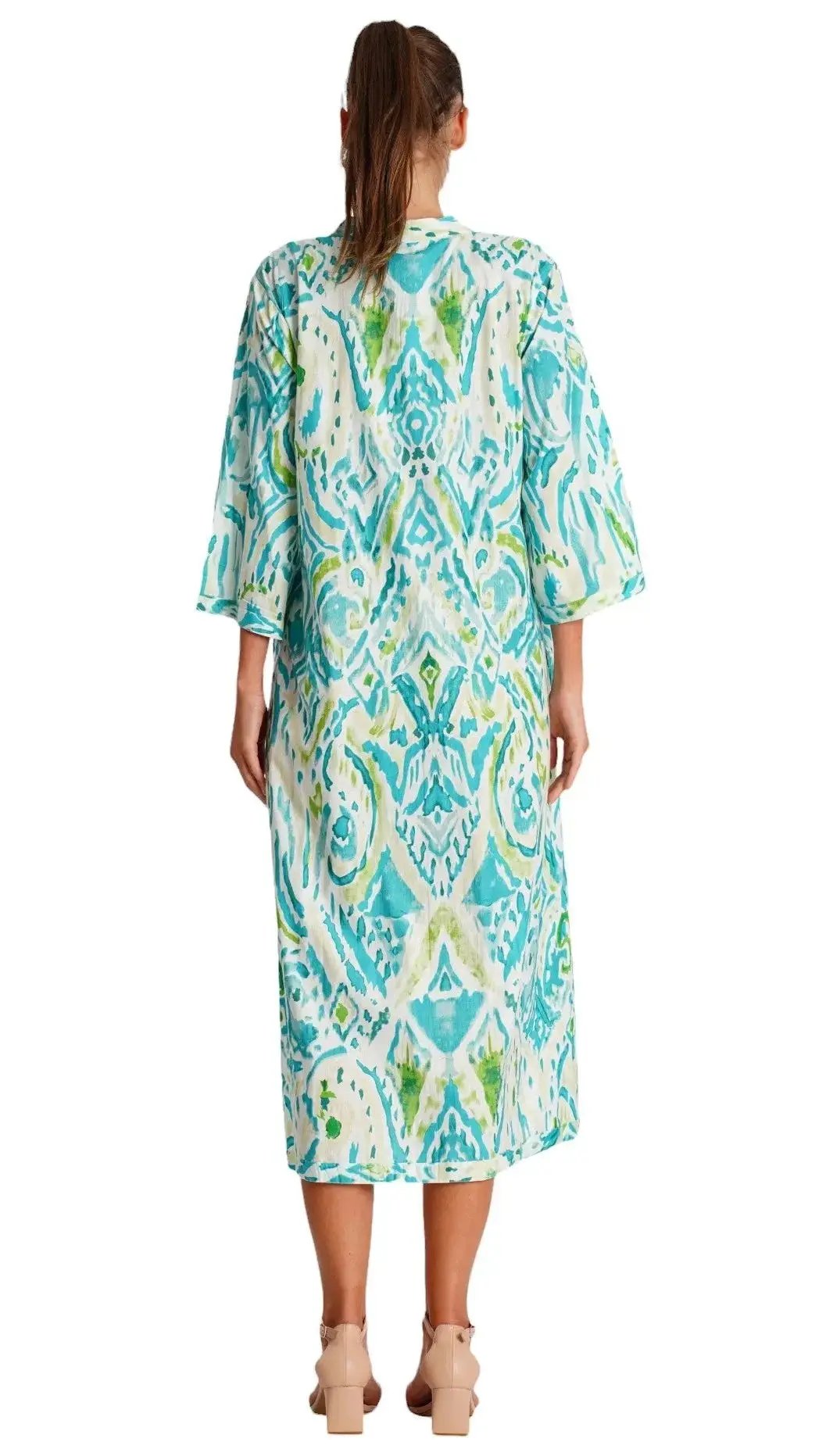Cotton Caftan Dress La Moda Clothing