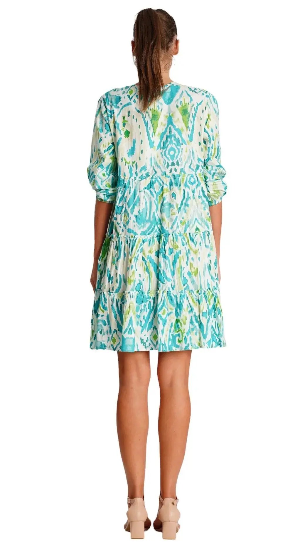 Cotton Mini Dress La Moda Clothing