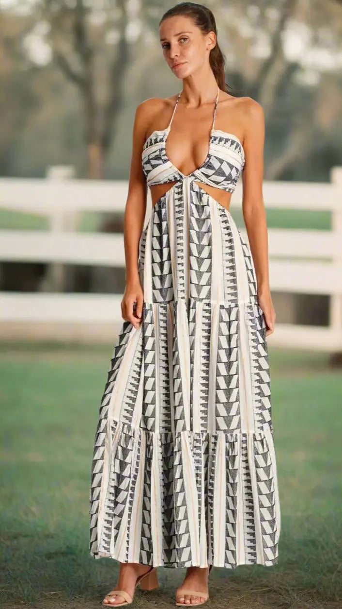 Cut Out Maxi Dress La Moda Clothing Beach Dress