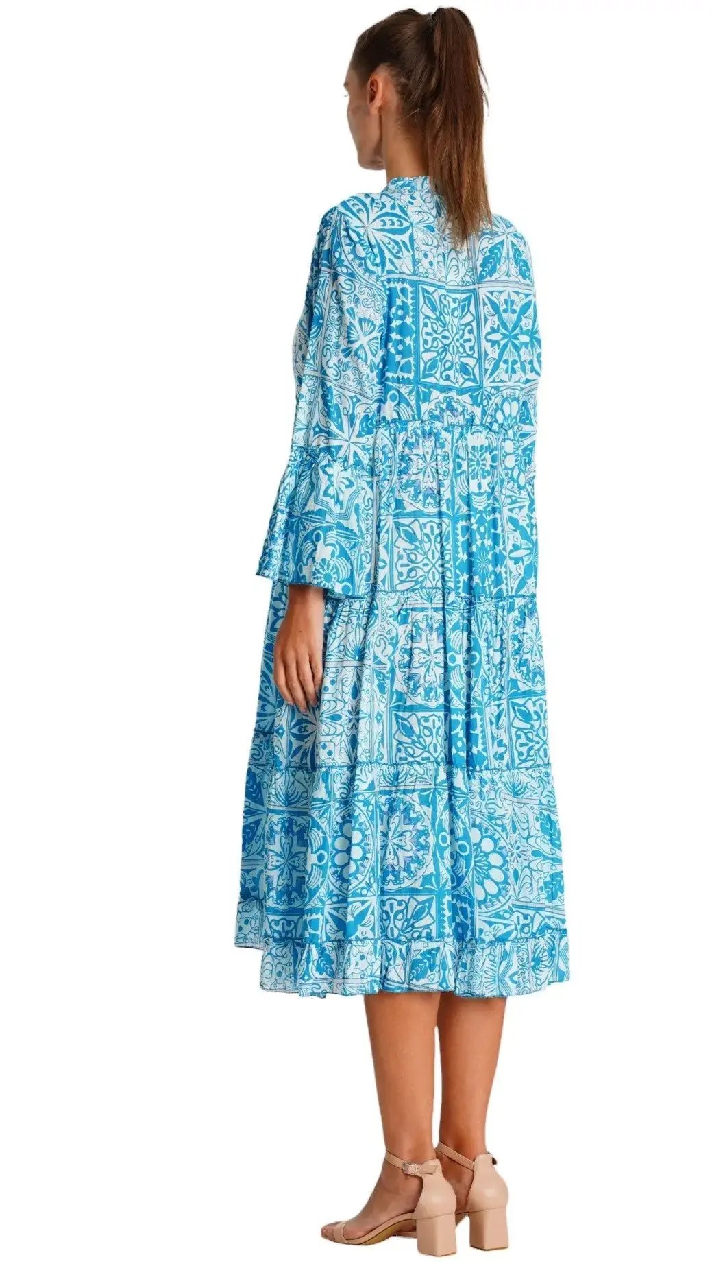 Danae Midi Shirt Dress La Moda Clothing