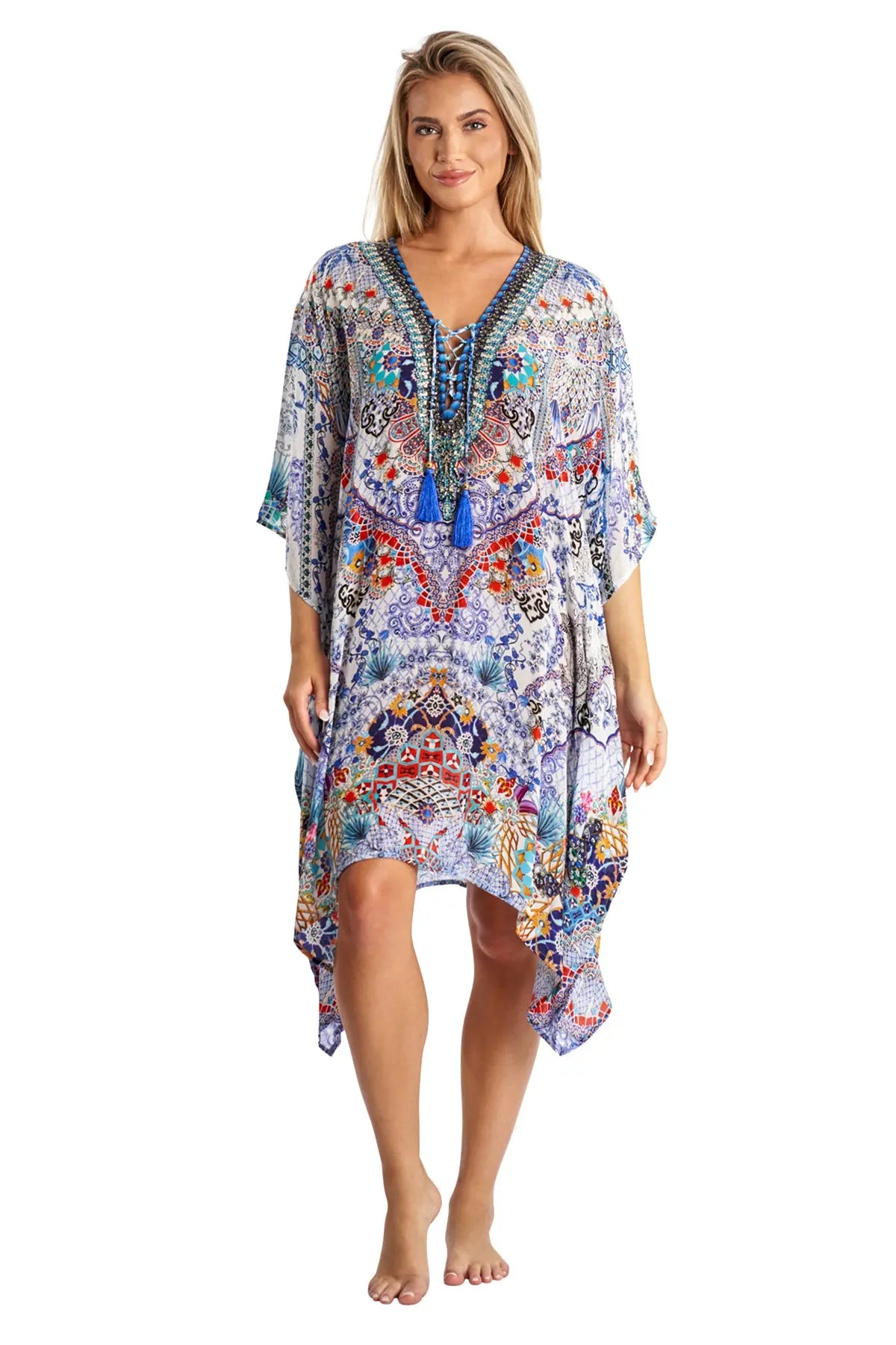 Designer Caftans Kaftan for Tropical Destinations La Moda Clothings Kaftans