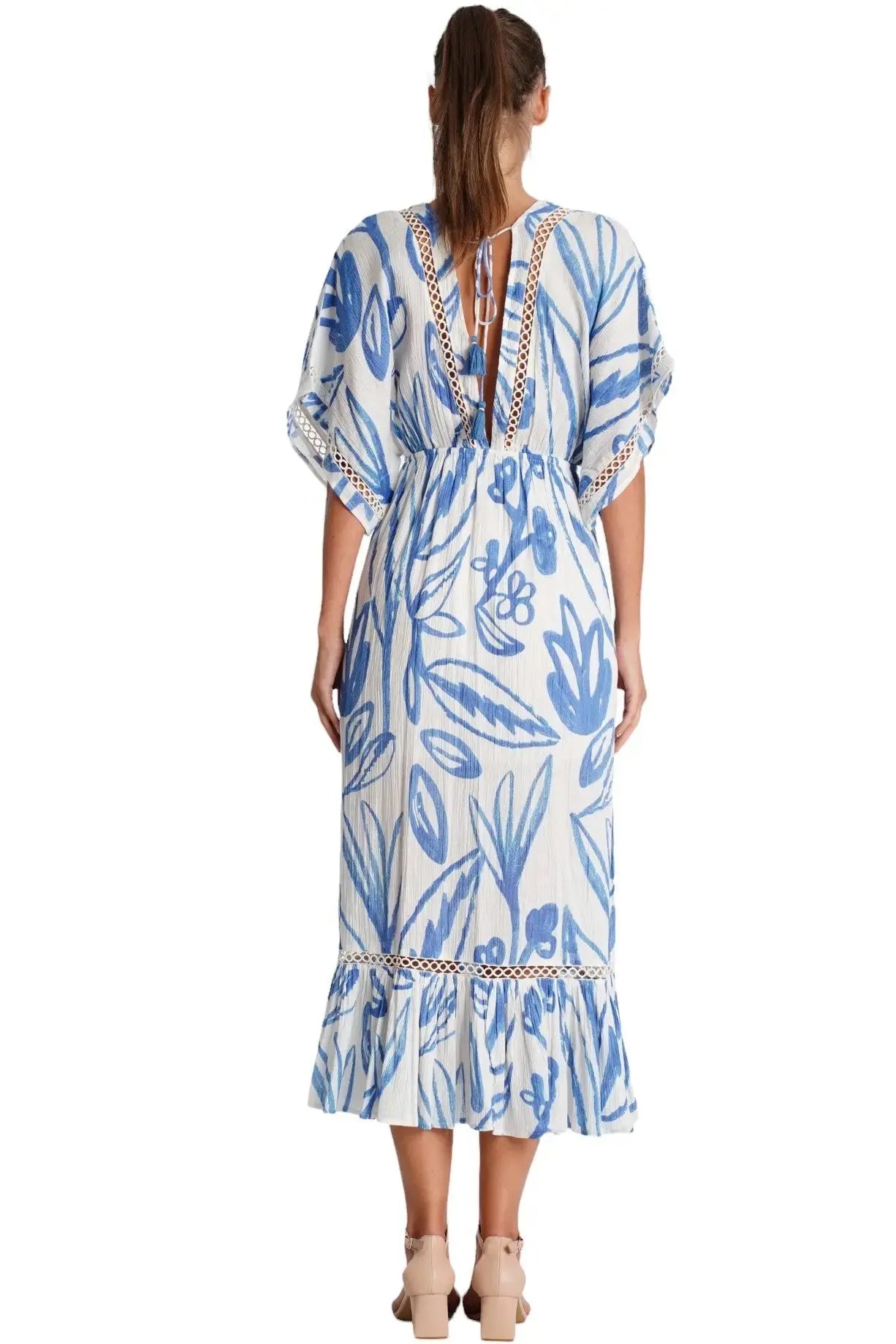 Front Slit Maxi Dress La Moda Clothing