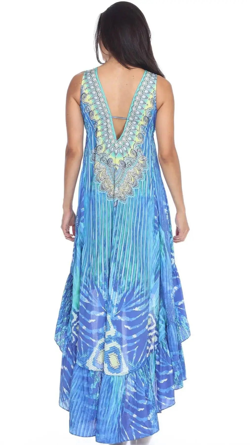 High Low Dresses Resort Beach Boho Casual Summer Evening Vestido Dress Vacation Travel Bohemian… - La Moda Clothings