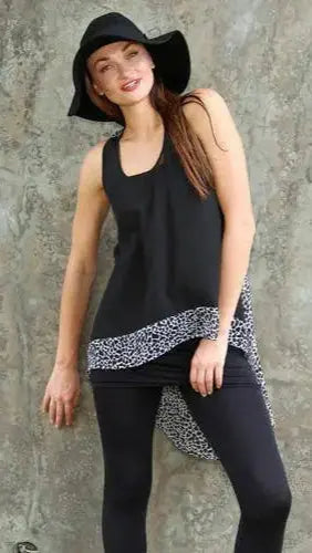 High Low Summer Tunics in Animal prints Lamodaclothing Clearance