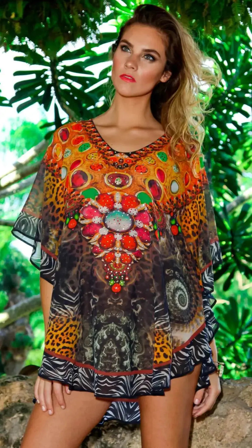 Kaftan Beach Cover-Ups lamodaclothings Caftans