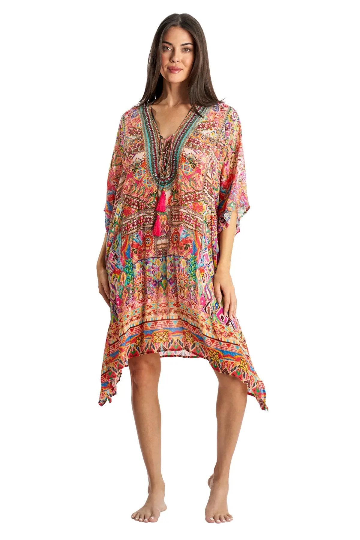 Kaftan for women, luxury silk kaftans, cotton kaftans, boho kaftans, beach cover up kaftans, resort kaftans, long kaftan dresses, short kaftans, women’s kaftans for cruises and island vacations