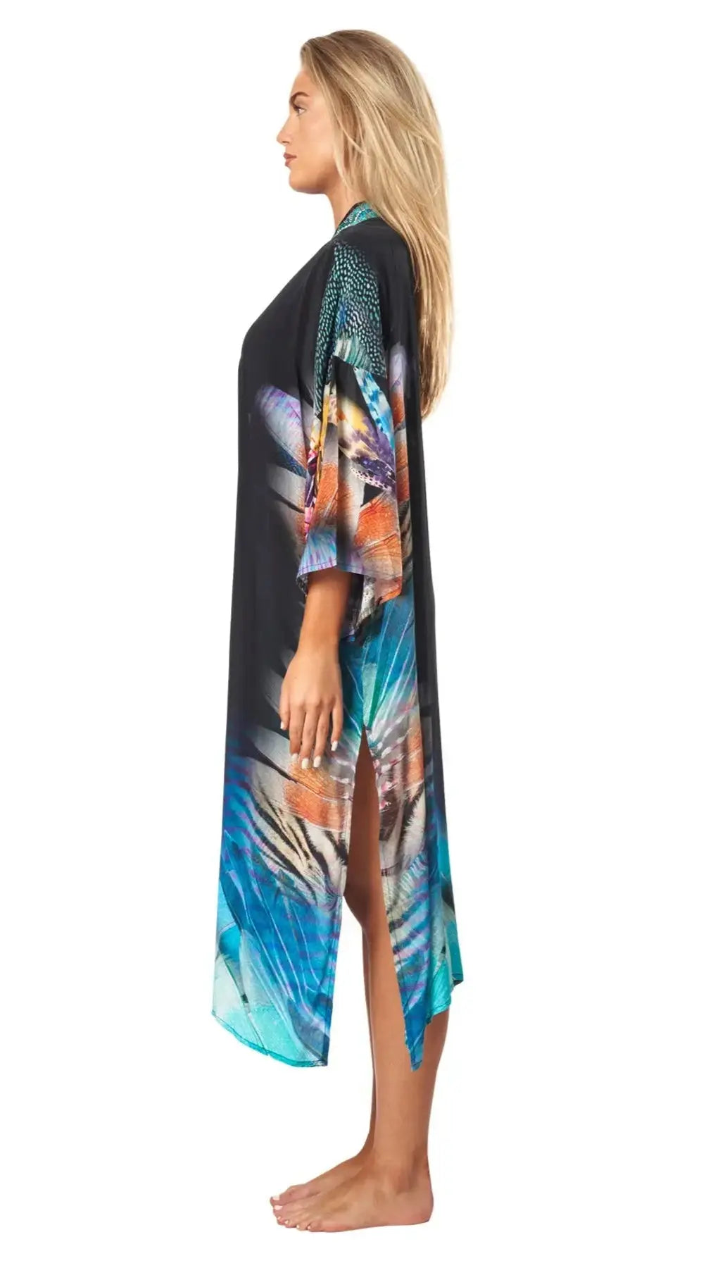 Kimono Cover Up Cape - La Moda Clothing
