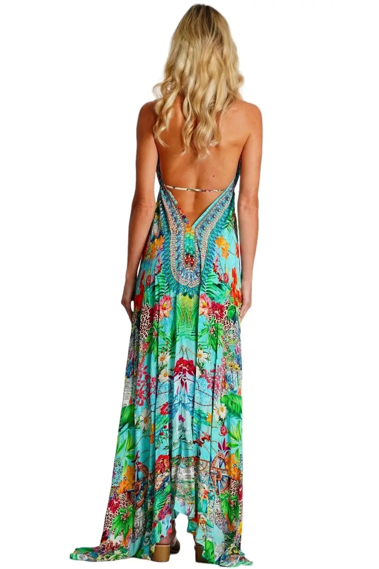 Luxury Maxi Resort Dress La Moda Clothing 3 Way Dress