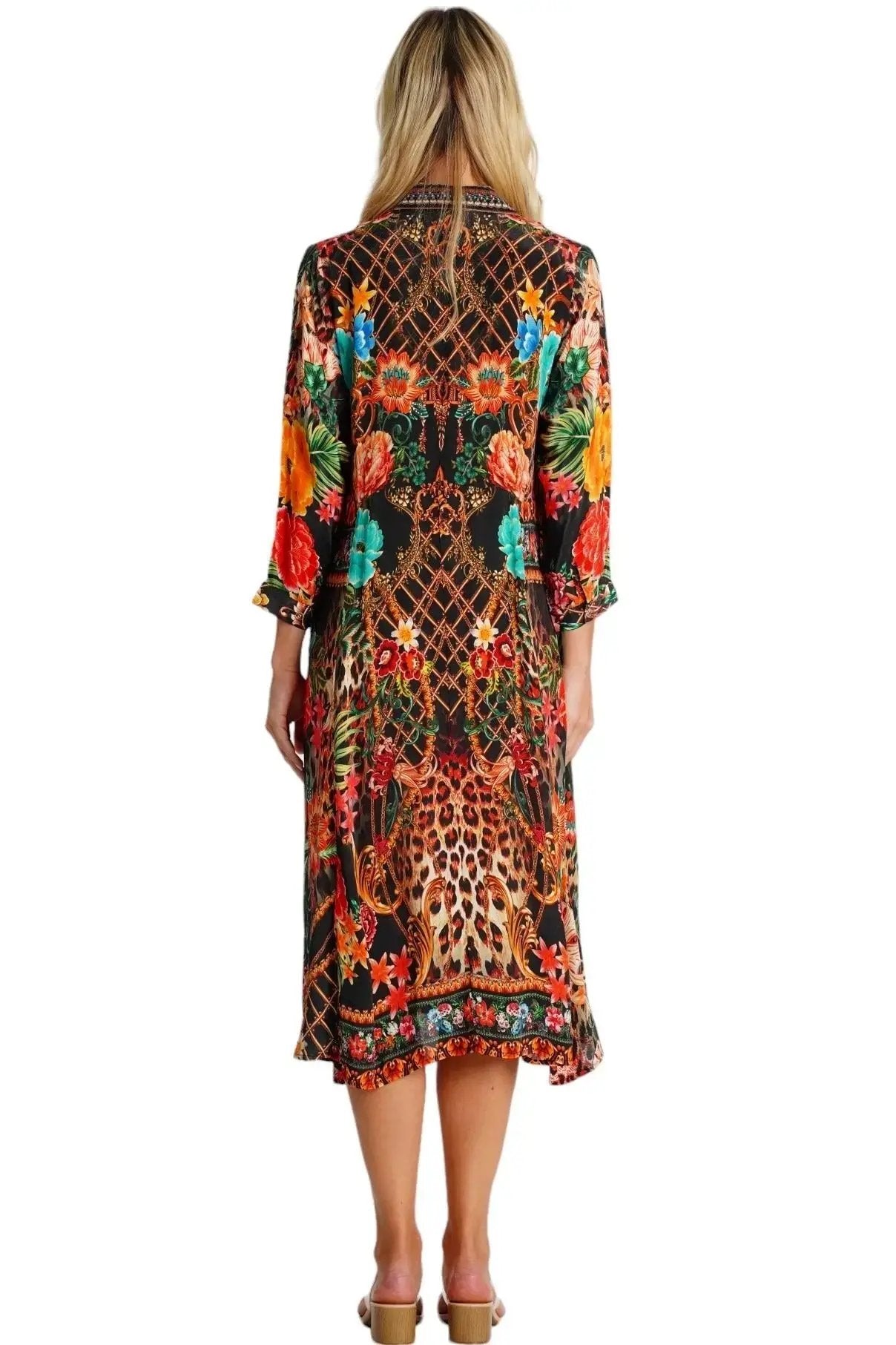 Midi Shirt Dress La Moda Clothing