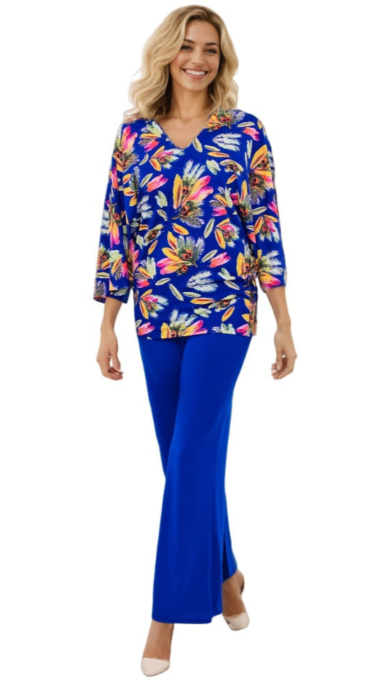 Knit Bell Sleeve Resort Wear Tunic Tops