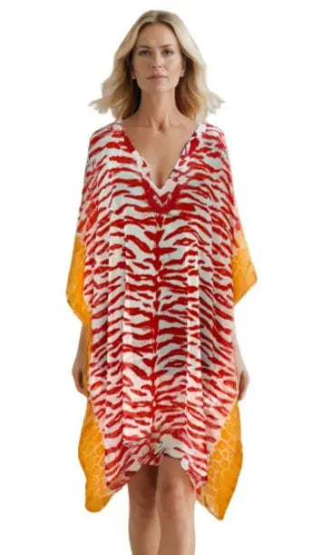 Animal Print Kaftans for Summer Picnics Lamodaclothing