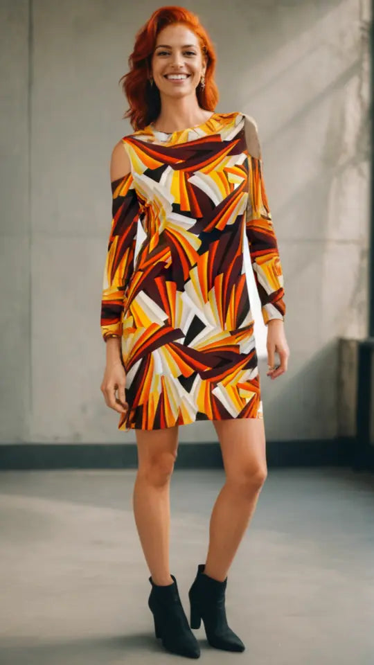 Cold Shoulder Resort Dress for Summer Fun Lamodaclothing