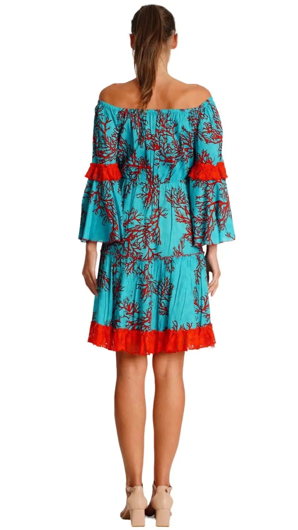 Off Shoulder Summer Mini Dress La Moda Clothing