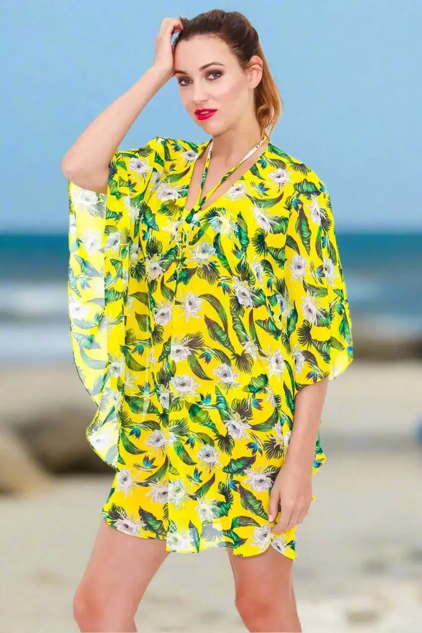 Posey Tropic Balloon Top LMS - 0014B - La Moda Clothings