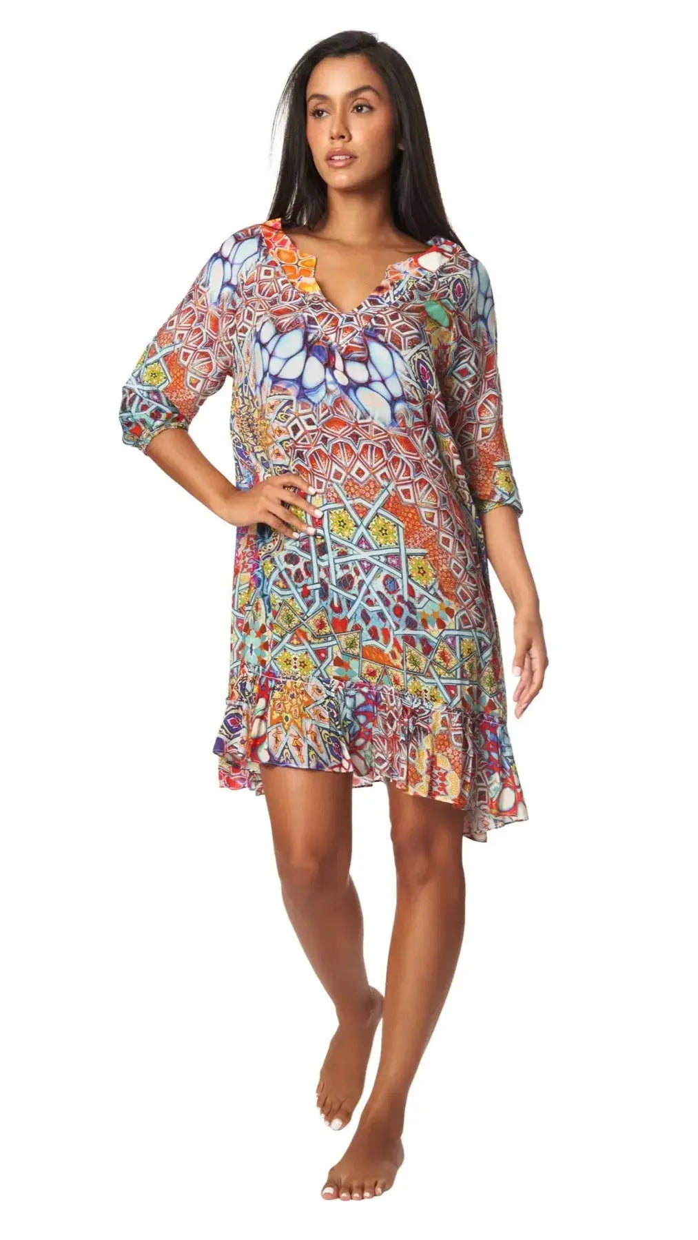 River Bed Bohemian Summer Dress for Beach & Beyond - La Moda Clothing