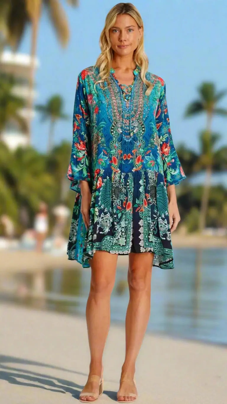 Resort Short Dress La Moda Clothing Mini Dress