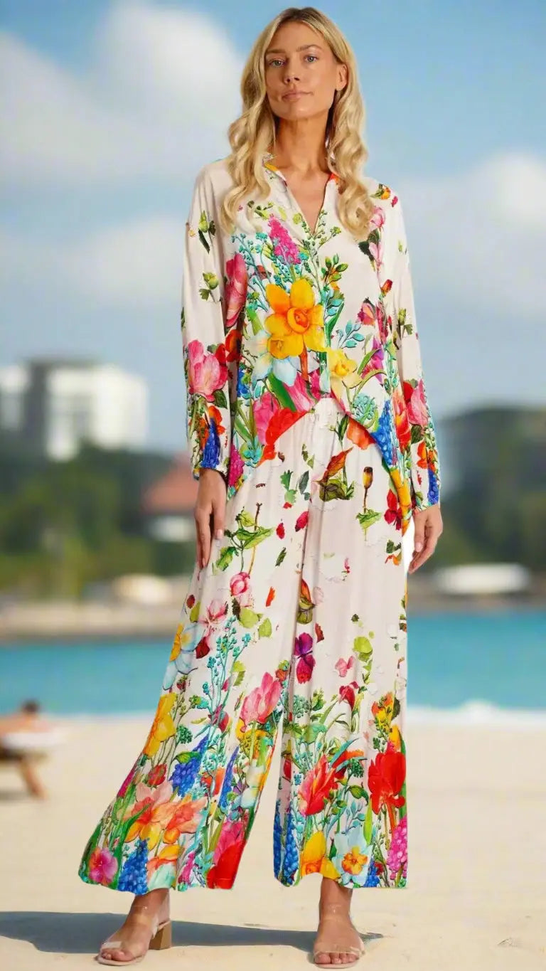 Resort Wear Co ord Set: Your Perfect Vacation Outfit La Moda Clothing Pant Set