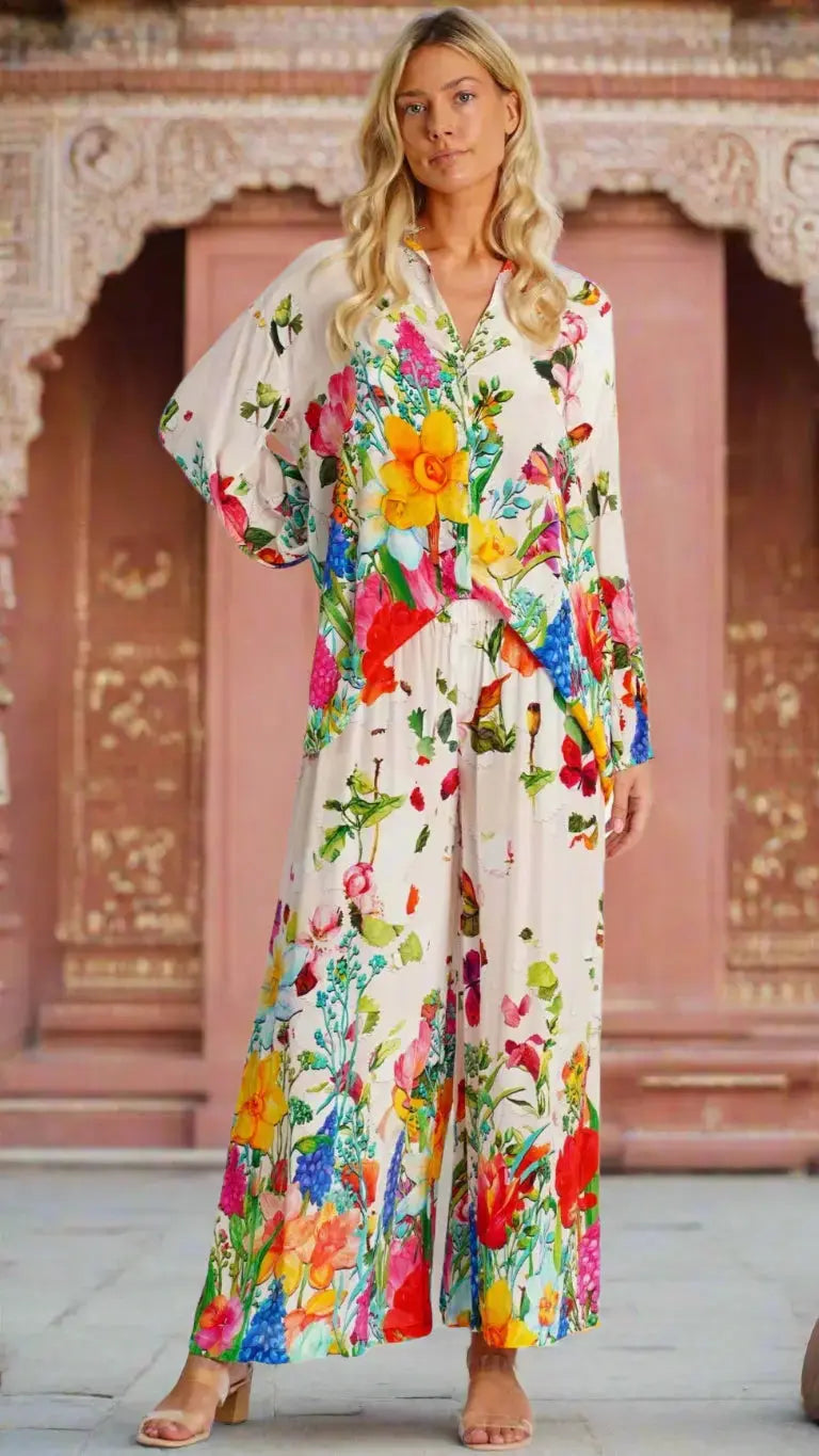 Resort Wear Co ord Set: Your Perfect Vacation Outfit La Moda Clothing Pant Set